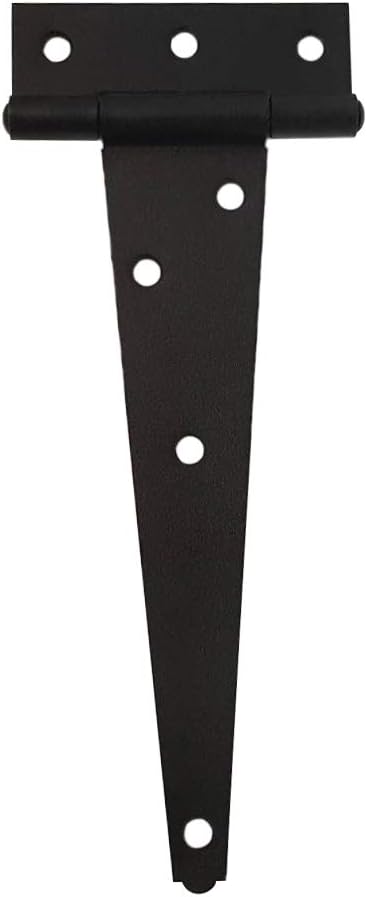 12” Steel Tee Hinge Matte Black 6 Pack Z507774