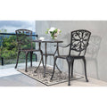 Antique Bronze 3-Pieces Cast Aluminum Patio Bistro Set Z67811