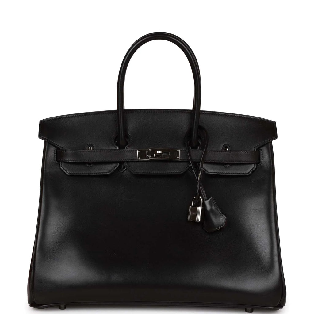 Black Box Leather Birkin 35 S3306