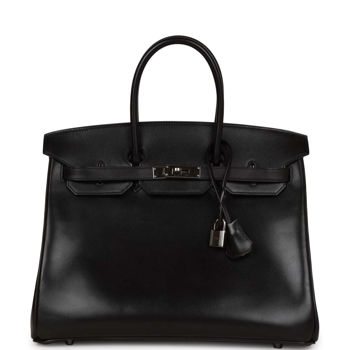 Black Box Leather Birkin 35 S3306