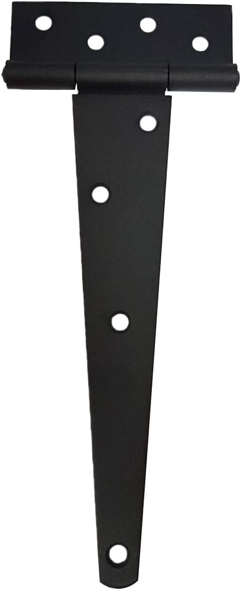 12” Steel Tee Hinge Matte Black 6 Pack Z507774