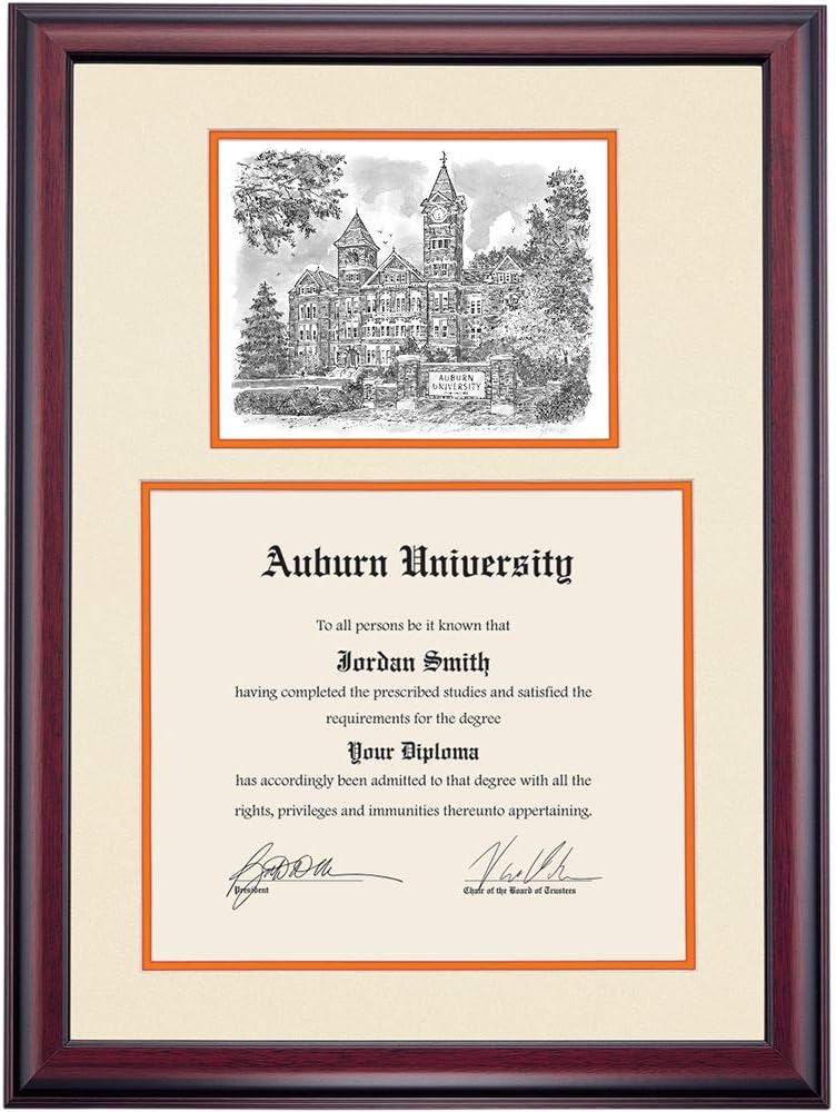 Traditional 13 x 17 Diploma Frame D405