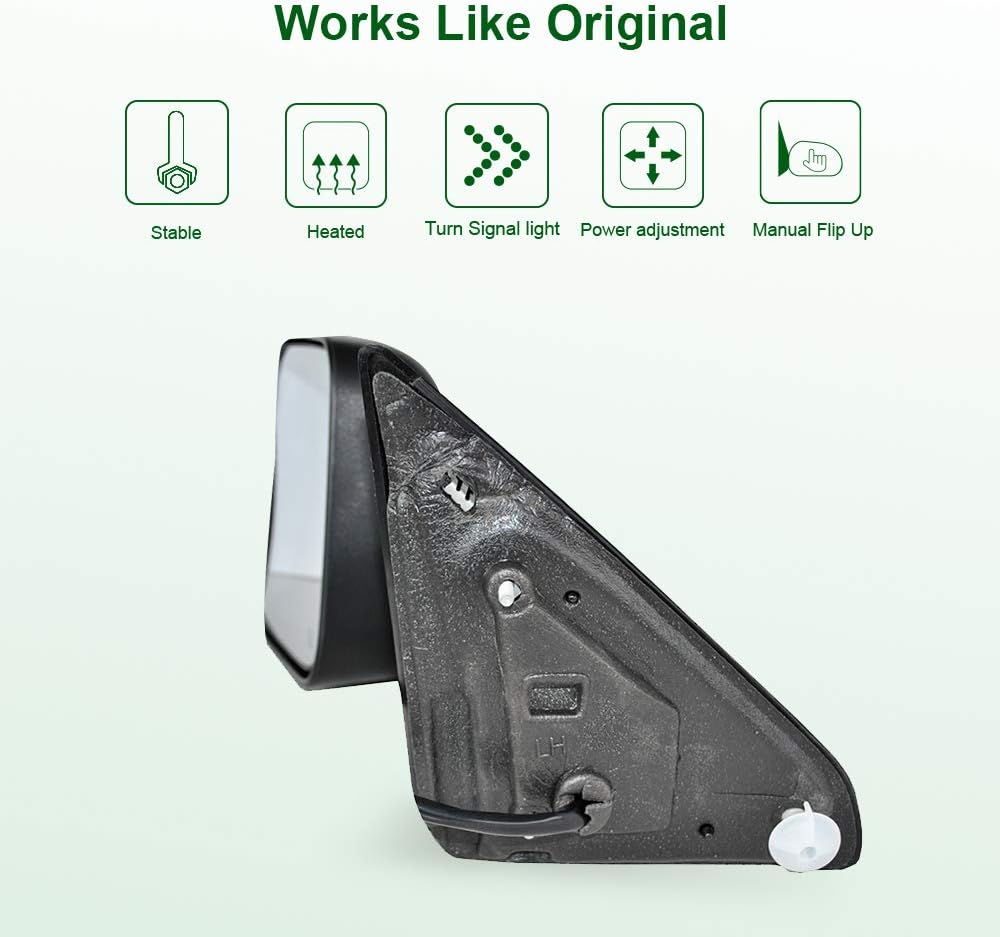 Towing Mirrors with Power Heated Turn Signal Light Z522