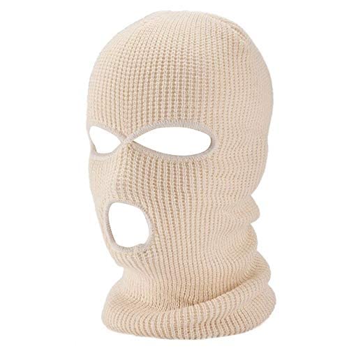 3 Hole Knit Balaclava Ski Mask Y248378