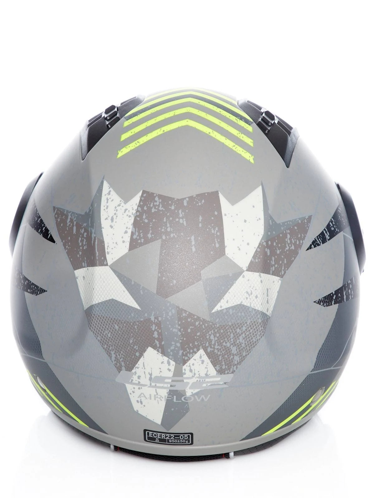 Matt Titanium Yellow Camo Helmet Q6041