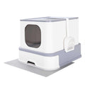 Large Top Entry Anti-Splashing Cat Litter Box with Lid Z376754