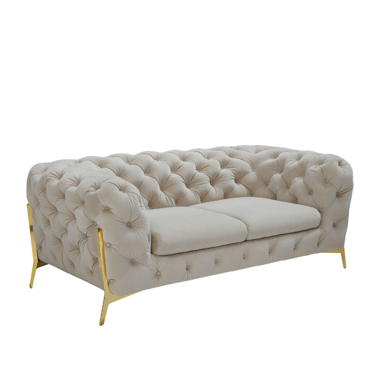 74 Inch Velour Loveseat L723