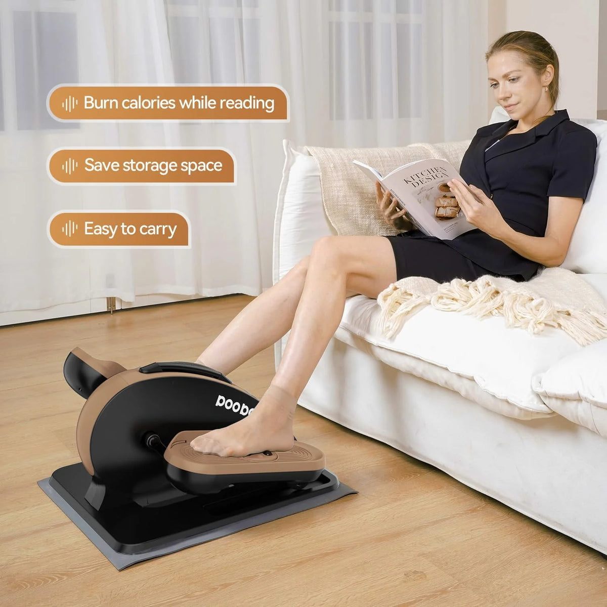 Magnetic Under Desk Elliptical Machine B3121