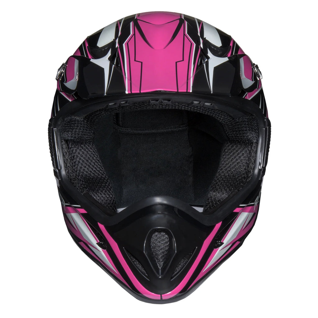 Pink Open Face Helmet Z21824
