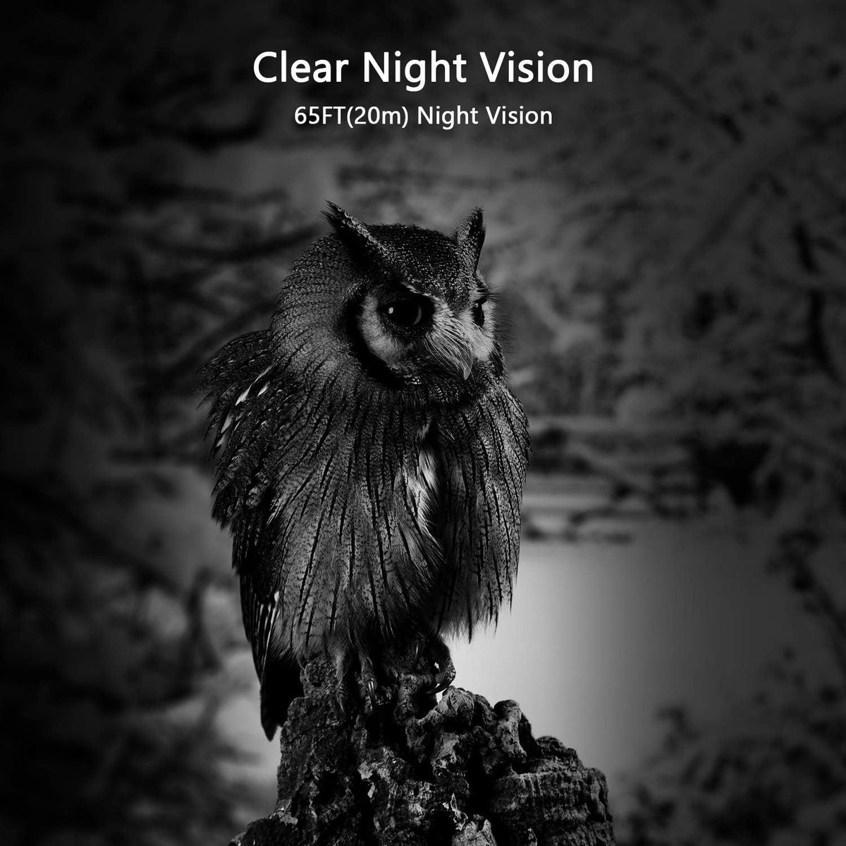 24MP 1296P No Glow Night Vision Motion Activated Waterproof Game Camera H4268