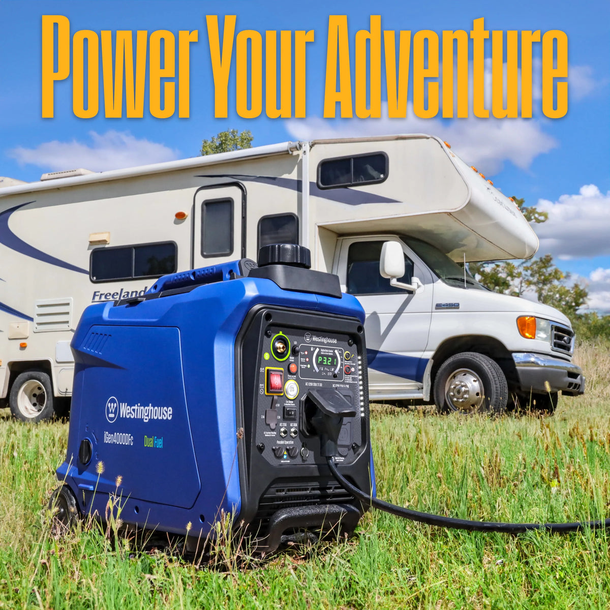 4000 Peak Watt Dual Fuel Portable Inverter Generator A750