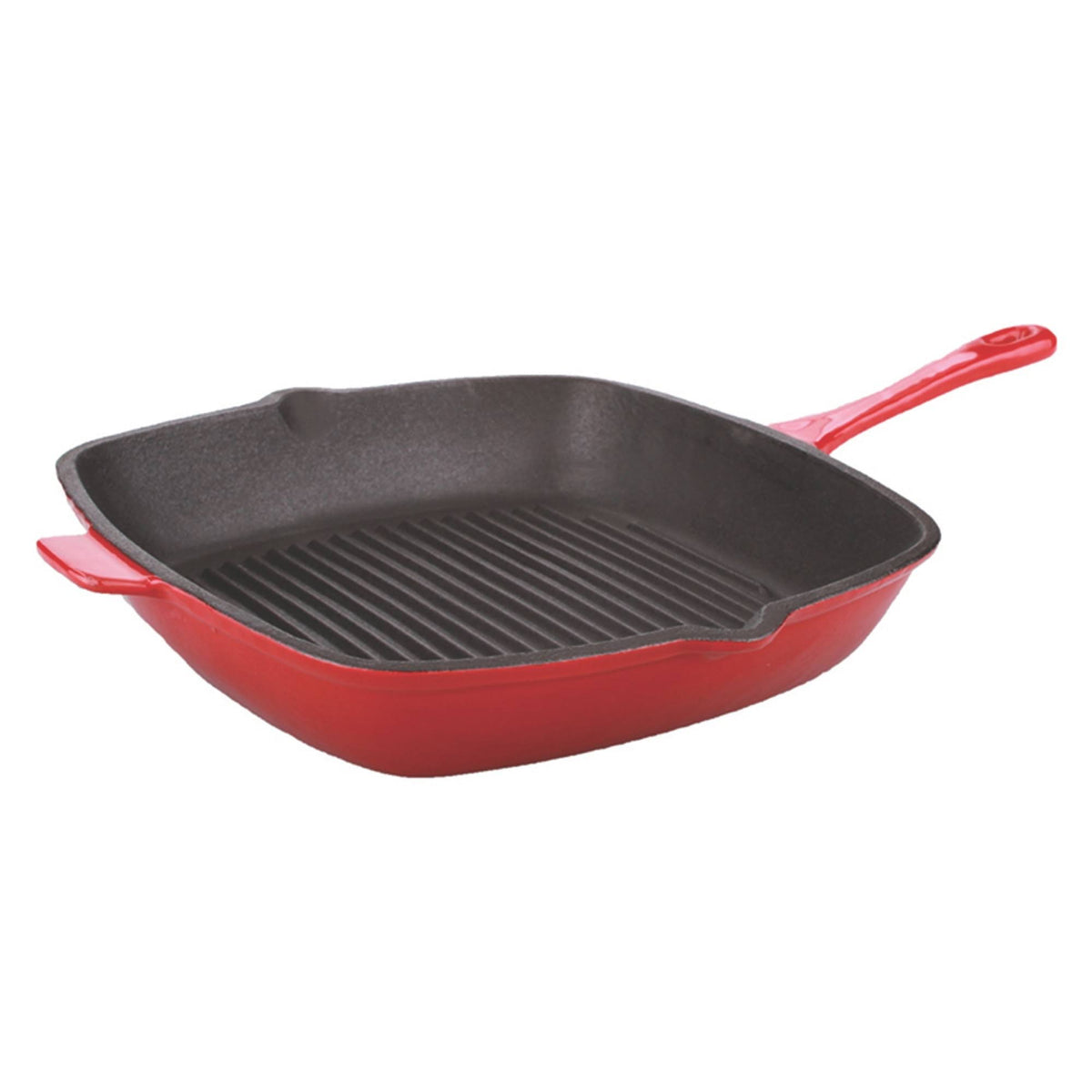 Red Cast Iron Grill Pan T439680