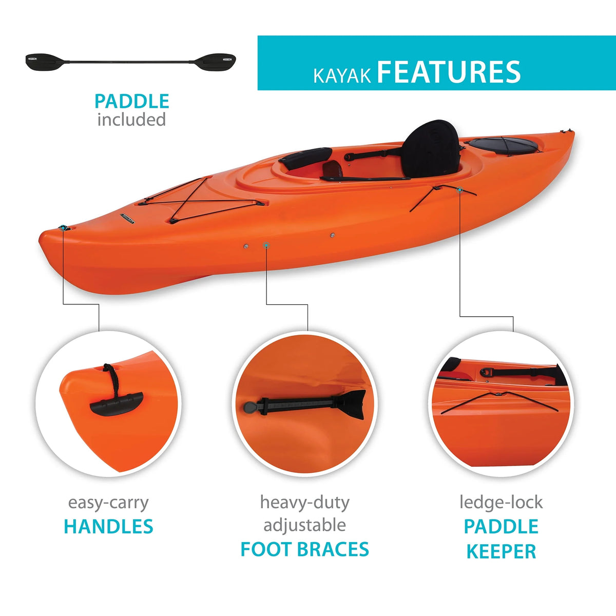 10 ft Sit-Inside Kayak P87787