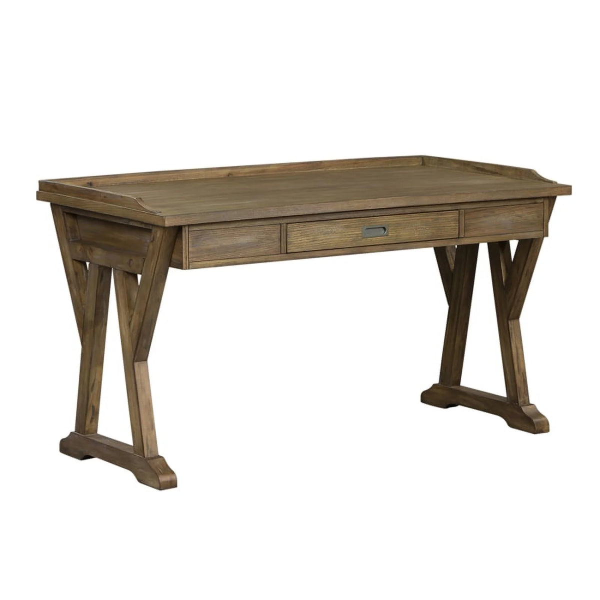 Rustic Saddle Finish Lift Top Writing Desk O7132
