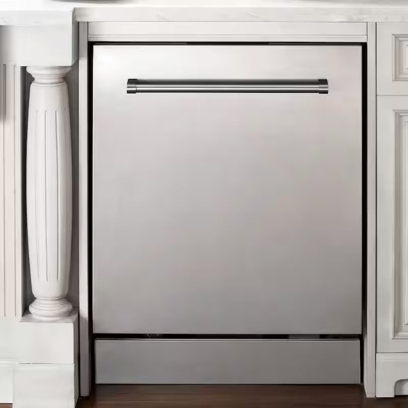 24 in. 6-Cycle Compact Dishwasher with 2 Racks in Stainless Steel X179956