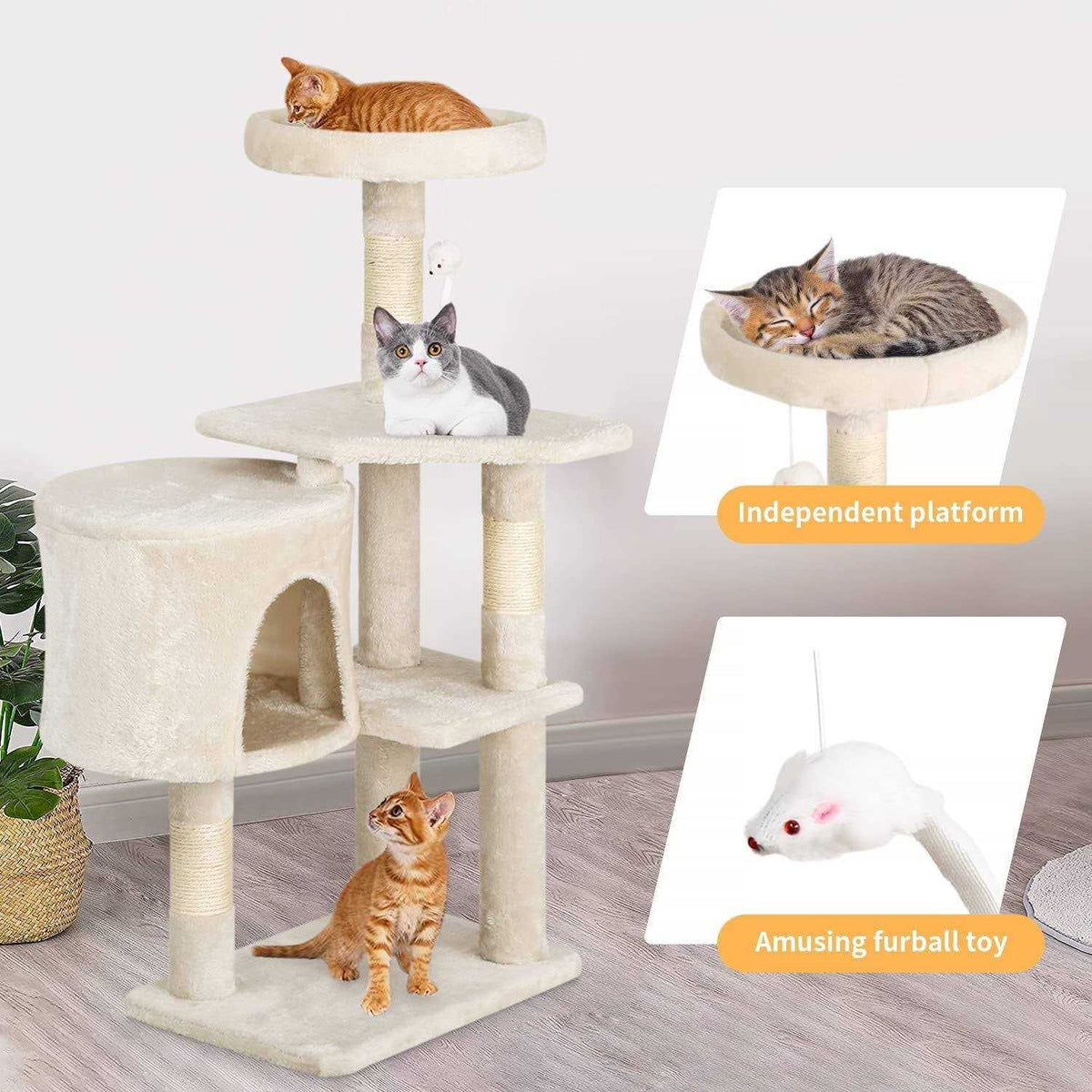 36 Cat Tree Cat Tower Cat Condo Multi-Level X186670
