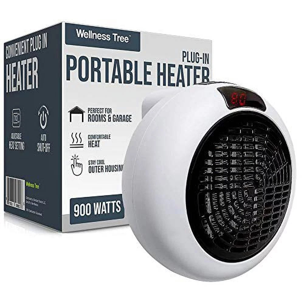 Portable Electric Space Heater with Adjustable Thermostat L500468