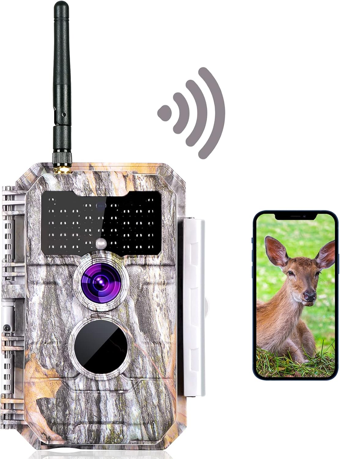 24MP 1296P No Glow Night Vision Motion Activated Waterproof Game Camera H4268