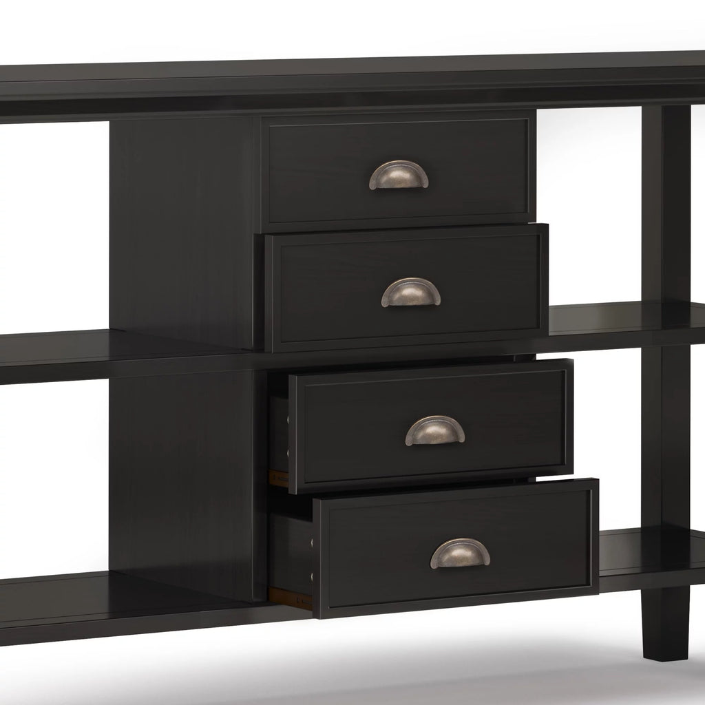 Solid Wood 54 in Wide Console Sofa Table W8655