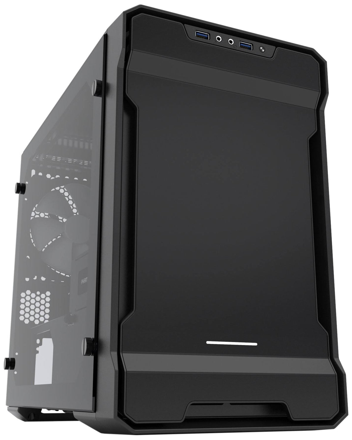 Black ITX Tempered Glass Steel Case N356837