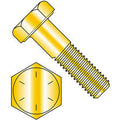 Hex Head Cap Screw, Steel, Zinc Yellow, Grade 8, 15 Pack J743269