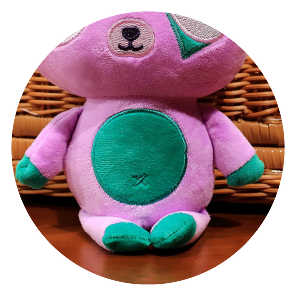 Purple 9.8 Inch Plush Teddy Bear Doll X122