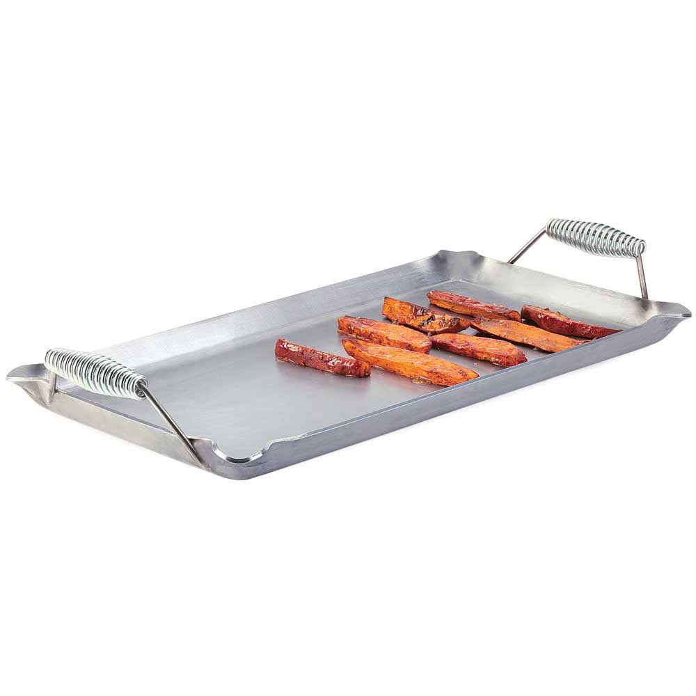Silver Griddle with Heat Guard Handles H179651