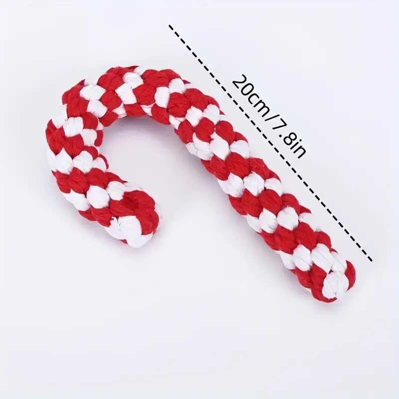 4 Pack Braided Cotton Dog Rope Toys B594733