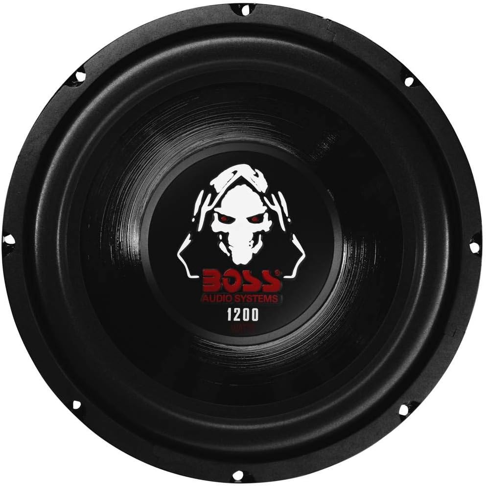 10-Inch Single Voice Coil 1200 Watt Max Subwoofer (2 Pack) L26679