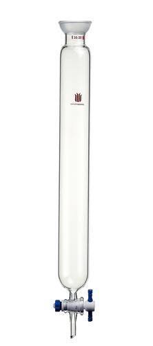 Flash Chromatography Columns with Spherical Joint and PTFE Stopcock F41265