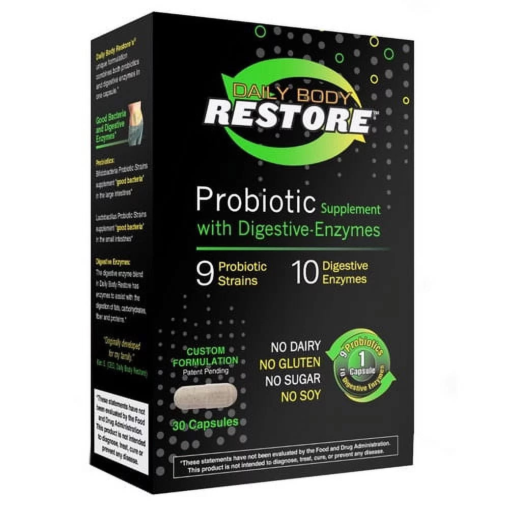 Probiotic With Digestive Enzymes Capsules 3 Pack W123527