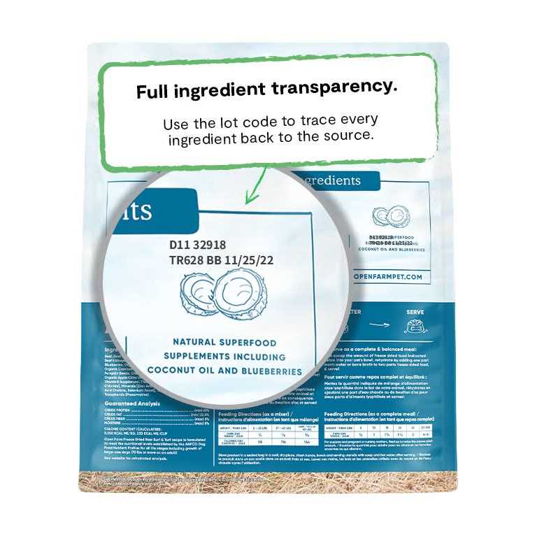 Freeze Dried Raw Dog Food P189