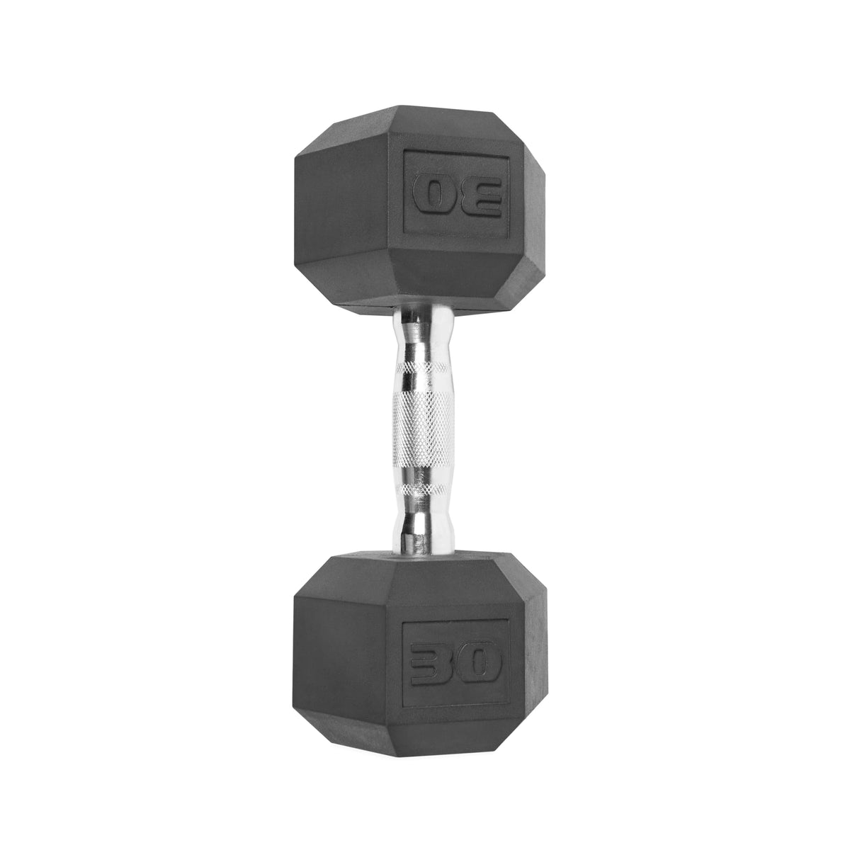 30 lbs Coated Hex Dumbbell O976