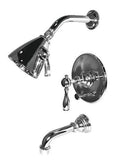Satin Nickel Balanced Pressure Tub and Shower Trim Set Q364