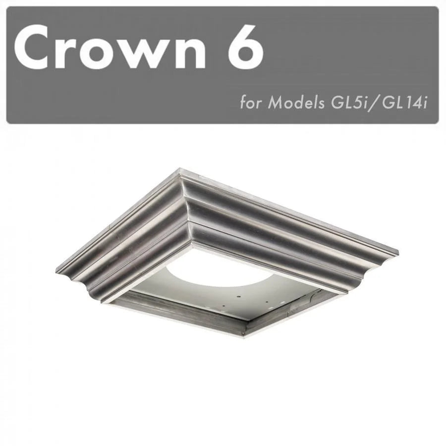 Crown Molding Profile 6 for Island Mount Range Hoods X22185