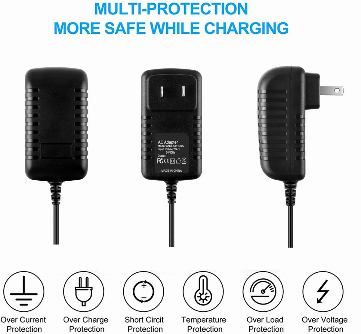 Compatible AC/DC Adapter Power Supply Cord Cable Wall Charger H849
