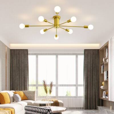 Gold Semi Flush Mount Light K33275