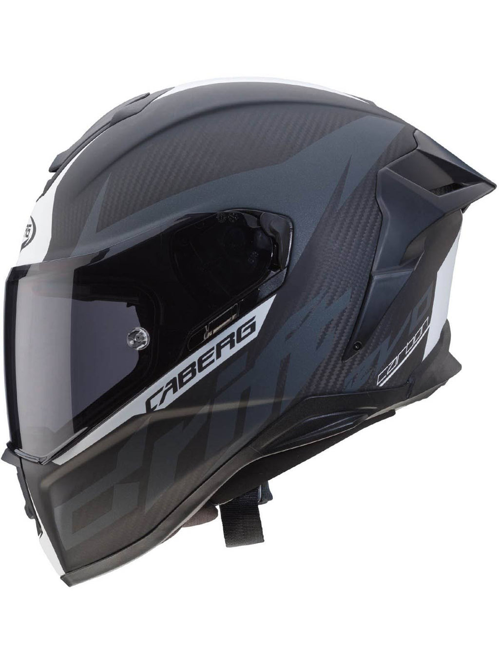 Matt Anthracite White Carbon Helmet Size L D247833