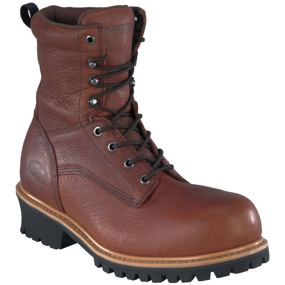 Brown Men&s Work Boots W9799