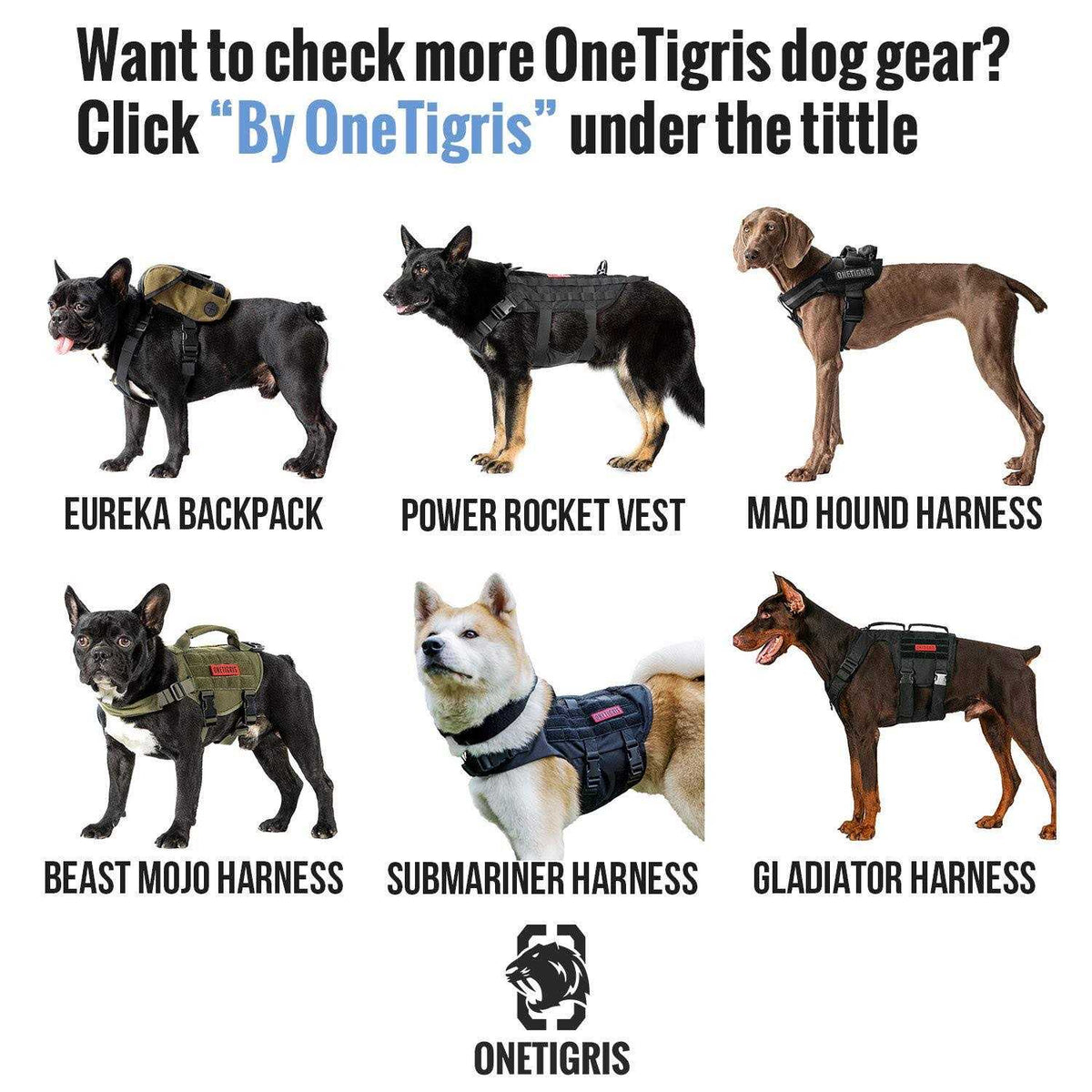 Tactical Dog Training Bungee Leash with 2 Control Handle Quick Release Nylon J136