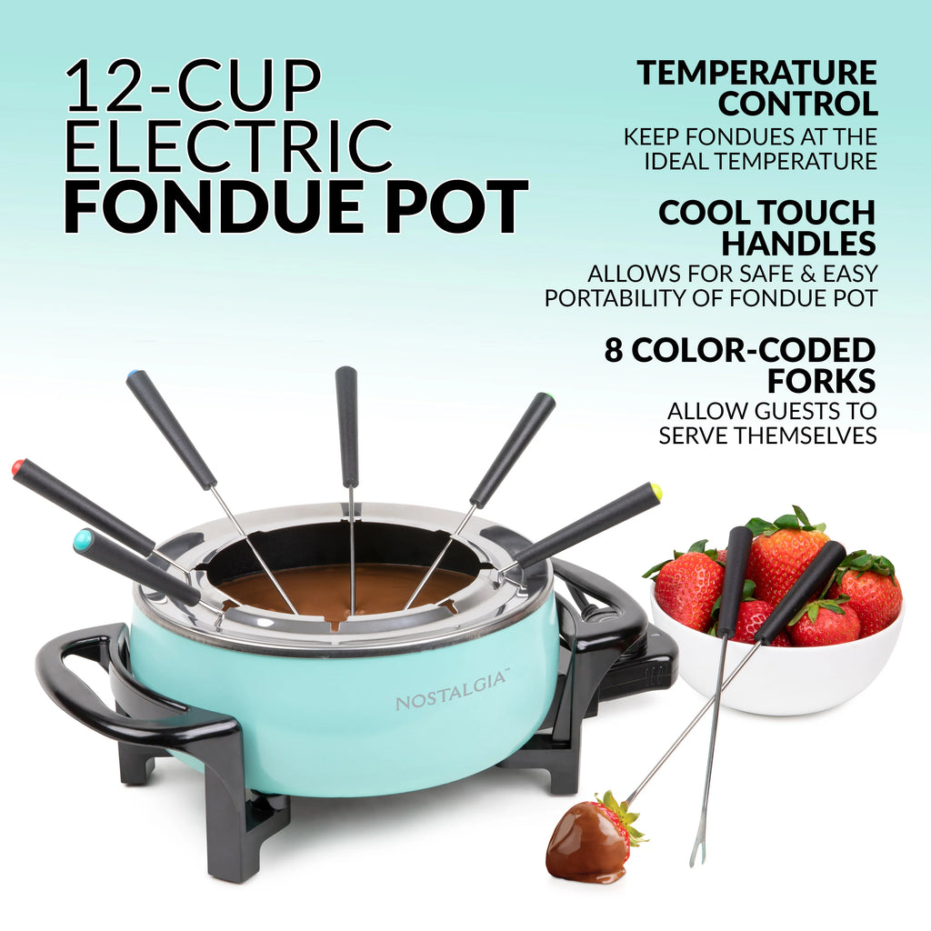 Aqua 12-Cup Electric Fondue Pot Z610515