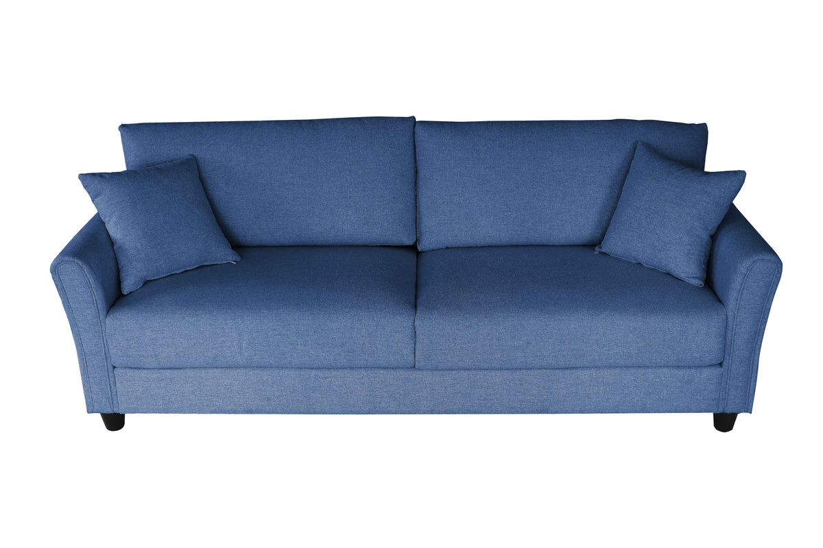 Linen Upholstered 3-Seater Loveseat L144681