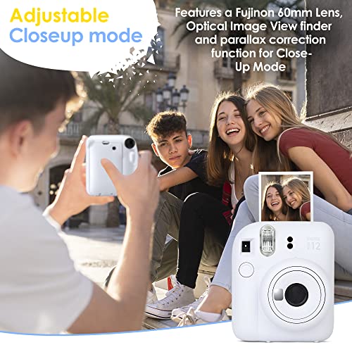 Lilac Purple Instant Camera with 60 Sheets Instant Film Bundle V7737