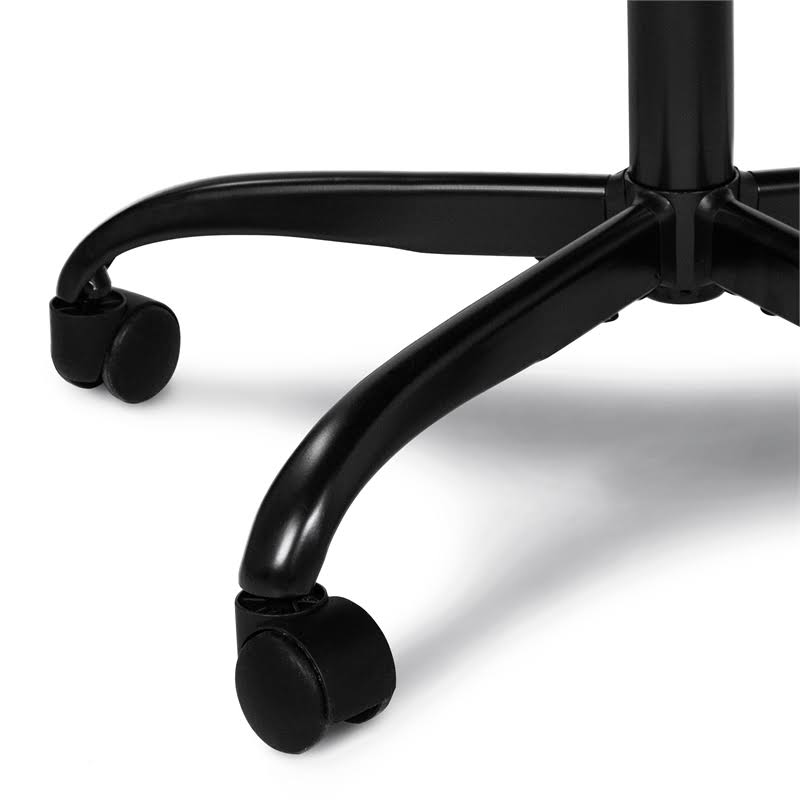 Black PU Leather Office Chair with Metal Base Q60658