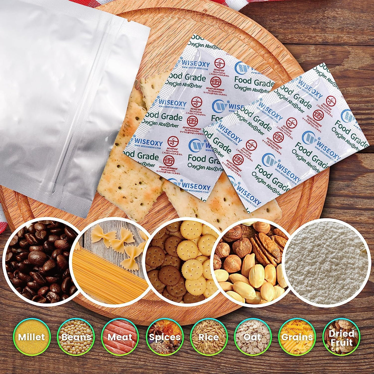 500CC 300 Packs Food Grade Oxygen Absorbers P779