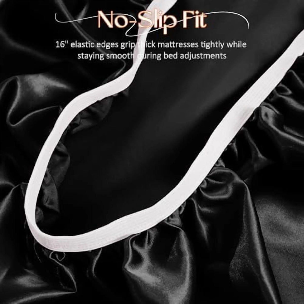 4Pcs Half Split Flex Head King Sheets Set with 14-16 Inch Deep Pockets Q919966