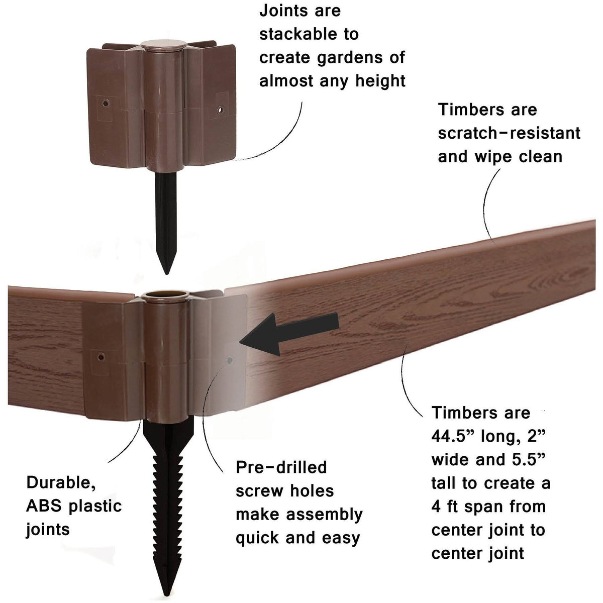 Raised Garden Bed L Shaped 12 x 12 x 11x22 1x22 Profile P6229