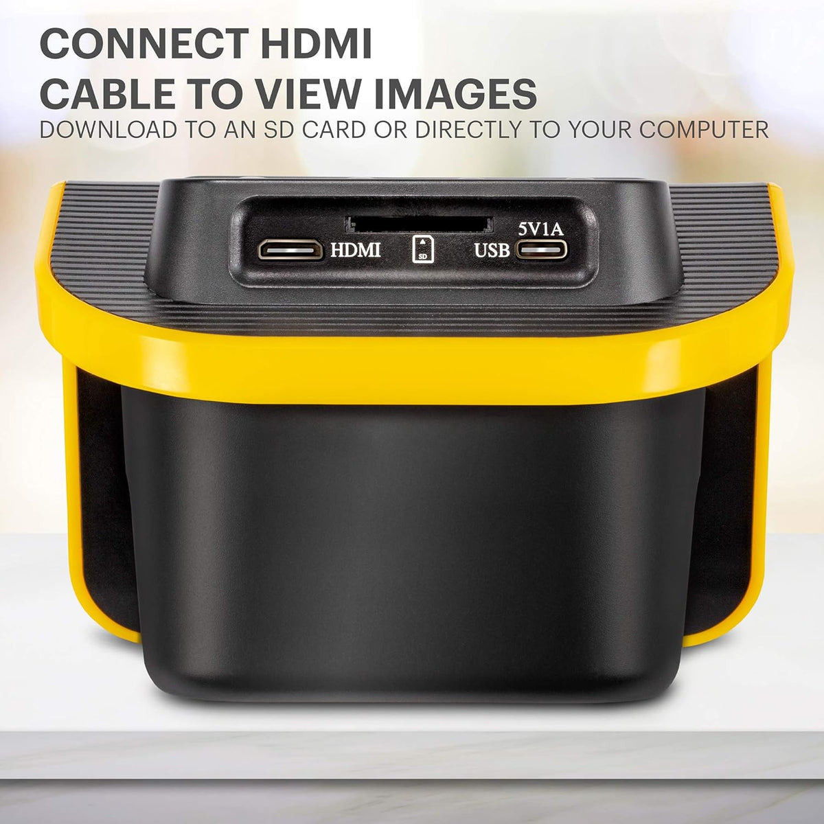 Film and Slide Scanner with 5" LCD Screen, 35mm 126 110 Film Negatives & Slides to 22MP JPEG C7621