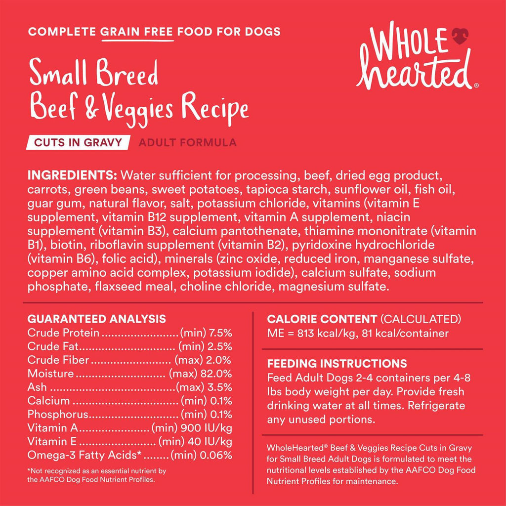 Grain Free Cuts in Gravy Adult Wet Dog Food Variety Pack V149159
