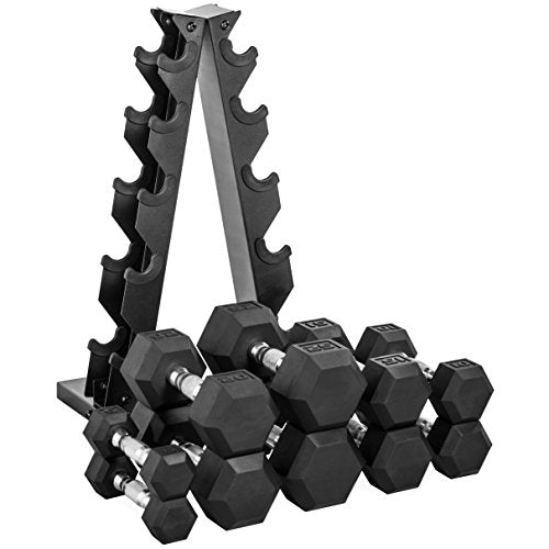 150 LB Dumbbell Set with Rack Z751528